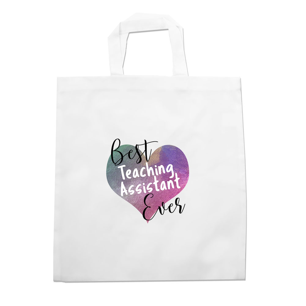 Best Teaching Assistant Ever Heart Tote Bag