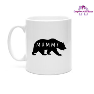 Mummy Bear Silhouette Mug