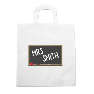 Personalised Teacher Name Blackboard Tote Bag