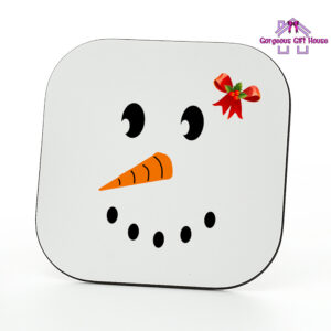 Snow Girl Face Coaster