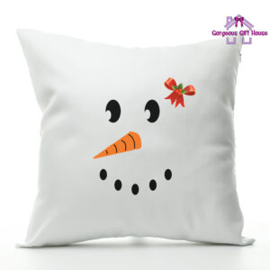 Snow Girl Face Cushion - Christmas Gift Ideas