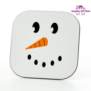 Snow Man Face Coaster