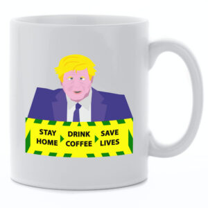Stay Home, Drink Coffee, Save Lives Mug - Funny Mug Gift